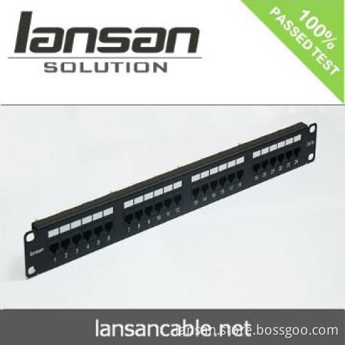 amp 24 port patch panel Cat5e UTP